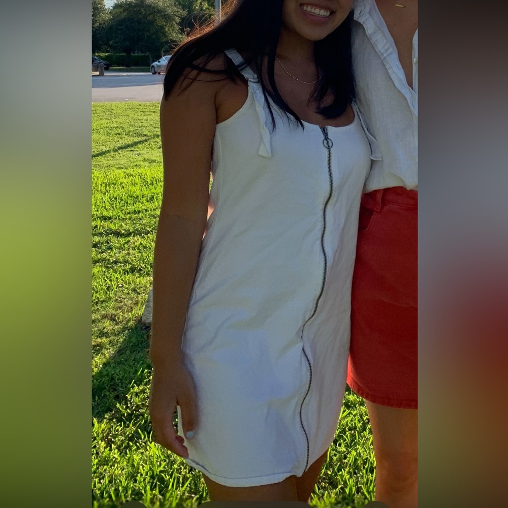 Amuse Society White Mini Dress